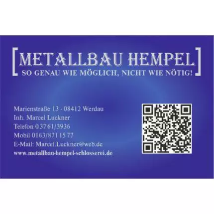 Logotyp från Metallbau Hempel