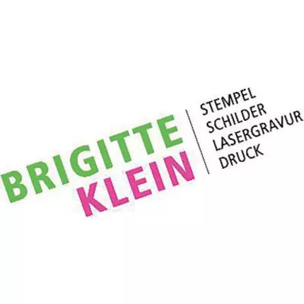 Logótipo de BRIGITTE KLEIN Stempel. Schilder. Lasergravur. Druck