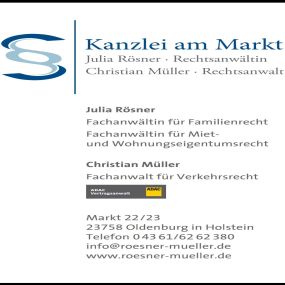 Bild von Kanzlei am Markt Julia Rösner | Christian Müller Rechtsanwälte