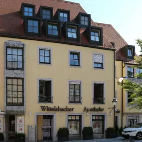 Aussenansicht der Wittelsbacher-Apotheke