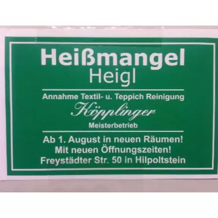 Logo von Heißmangel Heigl