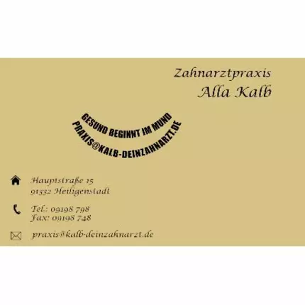 Logo von Kalb Alla Zahnarztpraxis