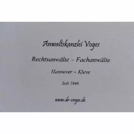 Logo von Anwaltskanzlei Voges Zweigstelle Niederrhein Kleve Rechtsanwältin Nicola Früke