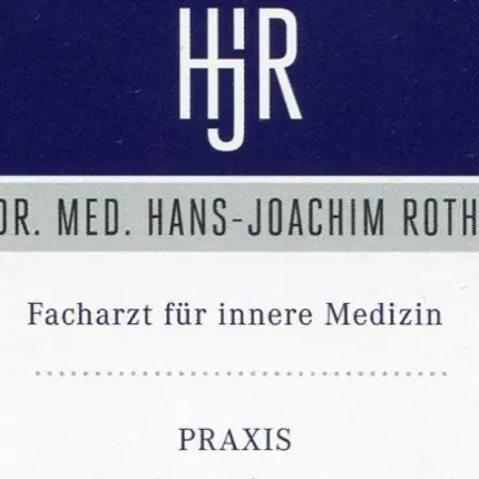 Logo van Dr.Hans-Joachim Roth