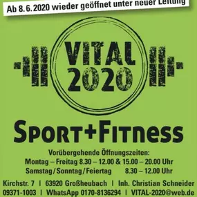 Bild von VITAL 2020 – Sport + Fitness