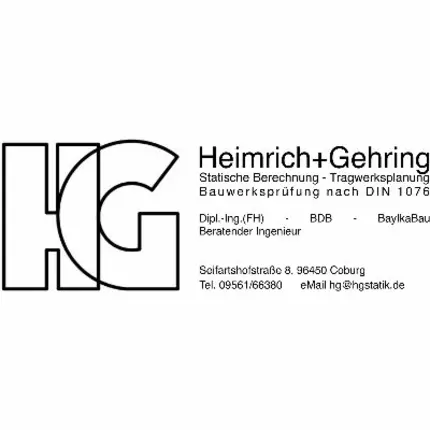 Logo da Heimrich + Gehring Tragwerksplanung - Statische Berechnung