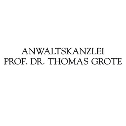 Logotipo de Prof. Dr. Thomas Grote Rechtsanwalt und Notar