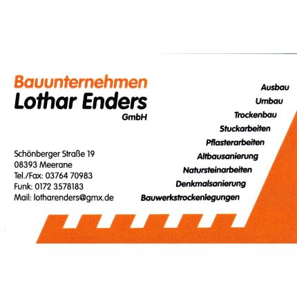 Logo da Bauunternehmen Lothar Enders
