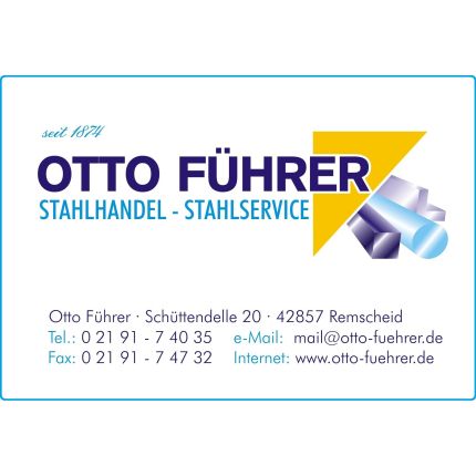 Logo fra Otto Führer Stahlhandel