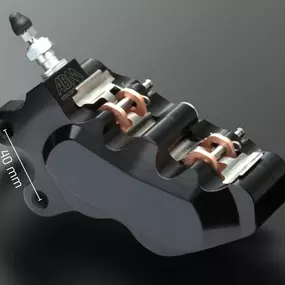 Motorrad Bremssättel aus deutscher Herstellung von ABM ergonomic style