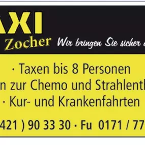 Bild von Taxi und Mietwagen Service Zocher