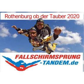 Fallschirmspringen in Rothenburg ob der Tauber als Tandemsprung