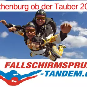 Fallschirmspringen in Rothenburg ob der Tauber als Tandemsprung