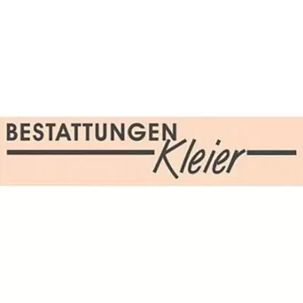 Logotyp från Kleier Bestattungen