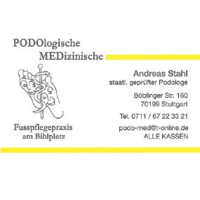 Bild von PODO-MED Fußpflegepraxis am Bihlplatz; Inh. Andreas Stahl