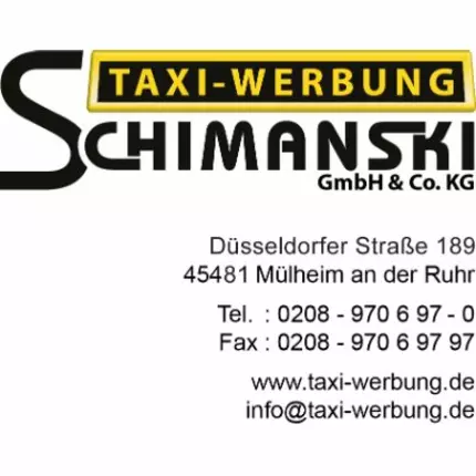 Logo from Taxi Werbung Schimanski