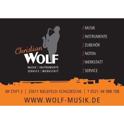 Logotipo de Christian Wolf, Musikinstrumente & Service
