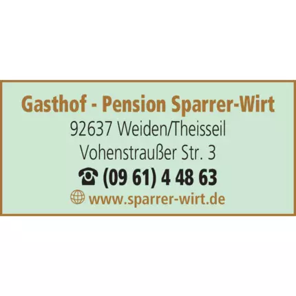 Logo from Robert Nickl Gasthof - Pension Sparrer-Wirt