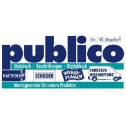Logo de Publico Siebdruck Beschriftungen