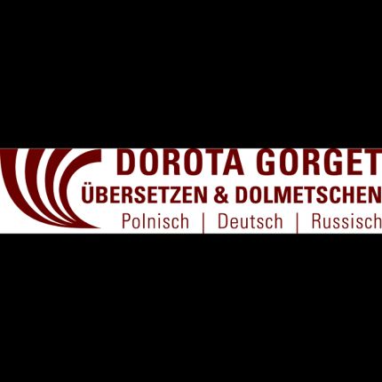 Logo de D. Gorget (Polnisch u. Russisch) Dolmetscherin u. Übersetzerin, beeidigt. Tłumacz przysięgły, переводчик