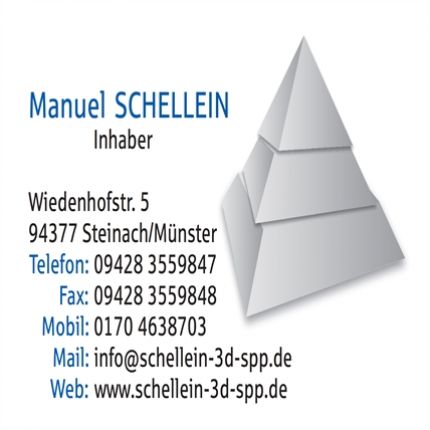 Logo van Schellein 3D SPP Scanning Prototyping Printing