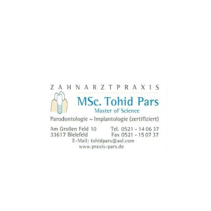 Logo von Tohid Pars, Zahnarzt / Implantolgie / Parodontologie in Bielefeld