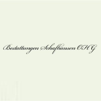 Logo od Bestattungen Schafhausen