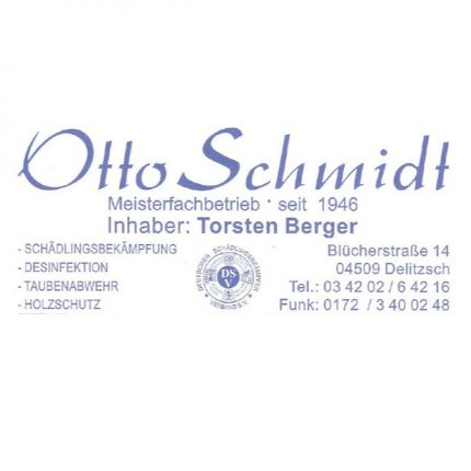 Logotyp från Otto Schmidt Schädlingsbekämpfung Inh. Torsten Berger