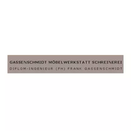 Logo von Gassenschmidt Möbelwerkstatt Schreinerei