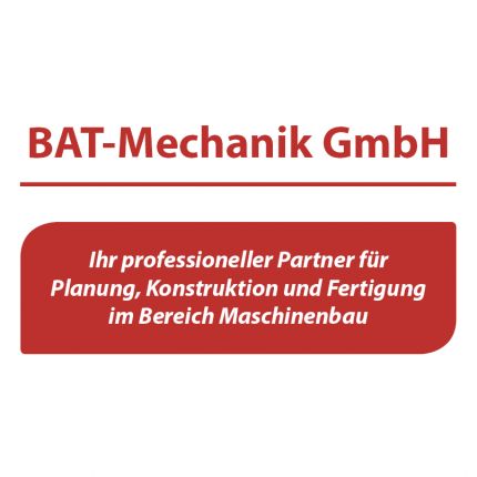 Logo van BAT-Mechanik GmbH