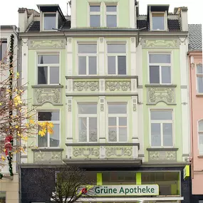 Aussenansicht der Grüne Apotheke Hilden