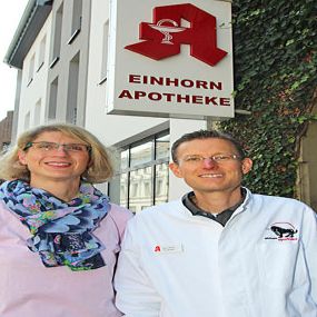 Aussenansicht der Einhorn Apotheke