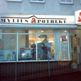 Aussenansicht der Mylius-Apotheke