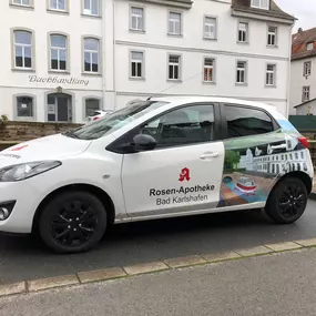 Aussenansicht der Rosen-Apotheke