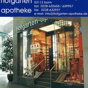 Aussenansicht der Hofgarten-Apotheke