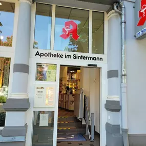 Aussenansicht der Apotheke im Sintermann Inh. Sven Diedrich e.K.