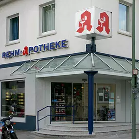 Aussenansicht der Rehm-Apotheke