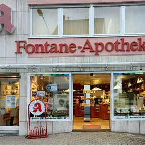 Aussenansicht der Fontane-Apotheke