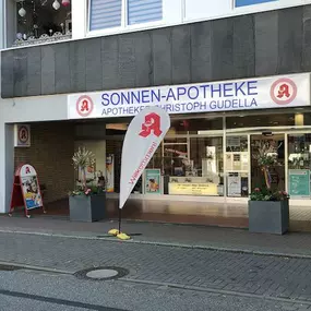 Aussenansicht der Sonnen-Apotheke