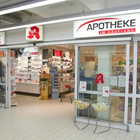 Aussenansicht der Apotheke im Markt Pfaffengrund