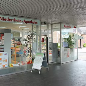 Aussenansicht der Niederrhein-Apotheke