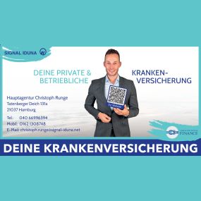 Signal Iduna Private Krankenversicherung Christoph Runge Finance in Hamburg und Umgebung persönlich oder online Beratung digital