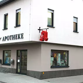 Aussenansicht der Schwanen-Apotheke