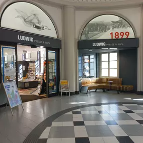 Buchhandlung Ludwig im Bahnhof Coburg