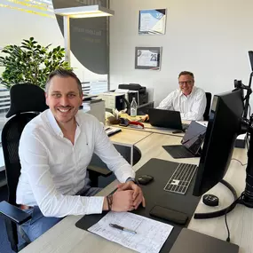 Tobias Neidl mit Ruprecht Herzog Büro