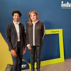 INTER Versicherungsgruppe Jean Ebert und Malaika Mihambo in Dippoldiswalde