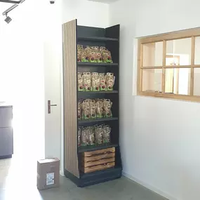 Lebensmittelschrank Hermann Ladenbau Tegometall Service Center München