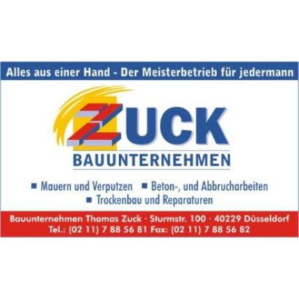 Logo van Bauunternehmen Thomas Zuck GmbH & Co.KG