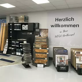 Standortbild Innenraum Wohnberatung MEGA eG Nordhausen, Großhandel für Maler, Bodenleger und Stuckateure