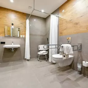 wheelchair accessible bathroom